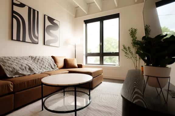 Above The Roots | Modern 1BD with Sophisticated Charm - Image 1
